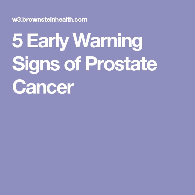 7 best 5 Symptoms of Prostate cancer images on Pinterest