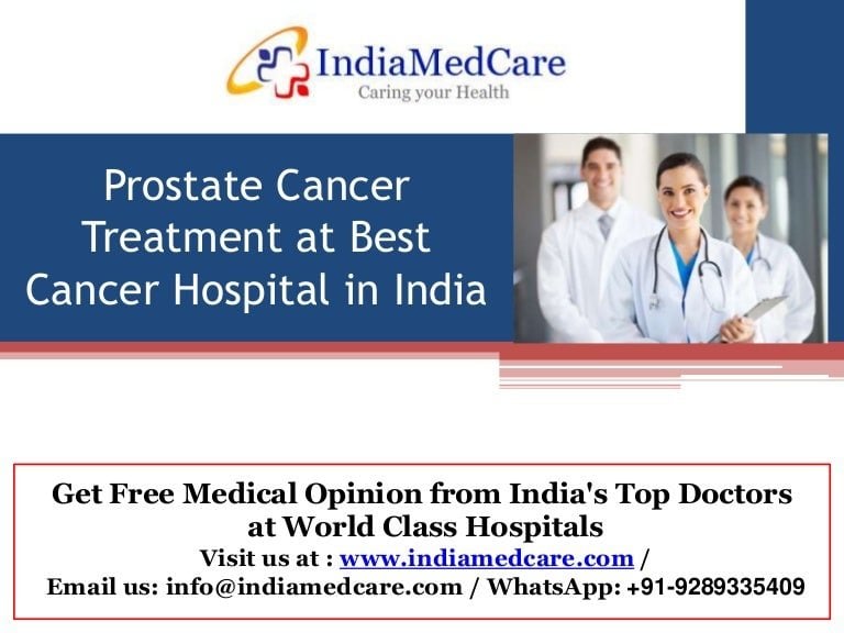 Prostate Cancer Treatment at Best Cancer Hospital in India, Low Cost