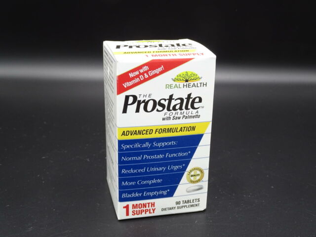 Real Health Prostate Formula With Saw Palmetto 90 Tablets ...