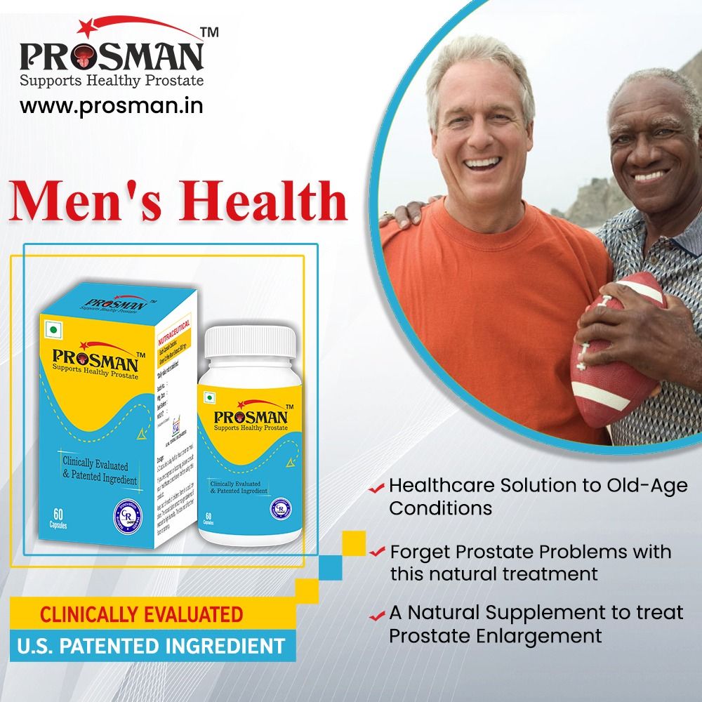 Set aside Prostate symptoms with #Prosman for Healthy Ageing. Form More ...