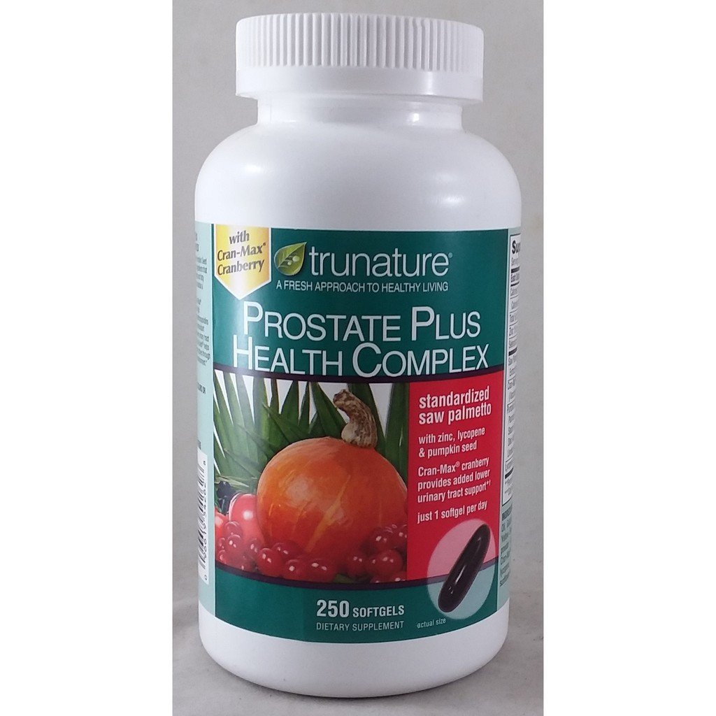 Trunature Prostate Plus Health Complex, 250 Softgels ...