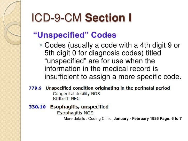 What is the ICD